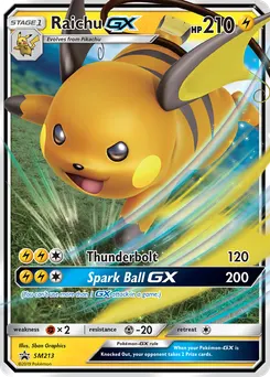 Raichu-GX #SM213, Hidden Fates Tins