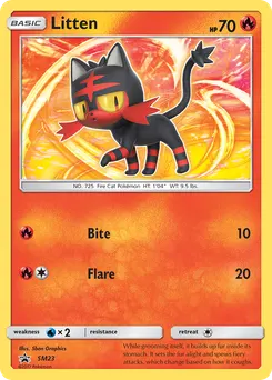 Litten #SM23, Sun & Moon Collector Chest