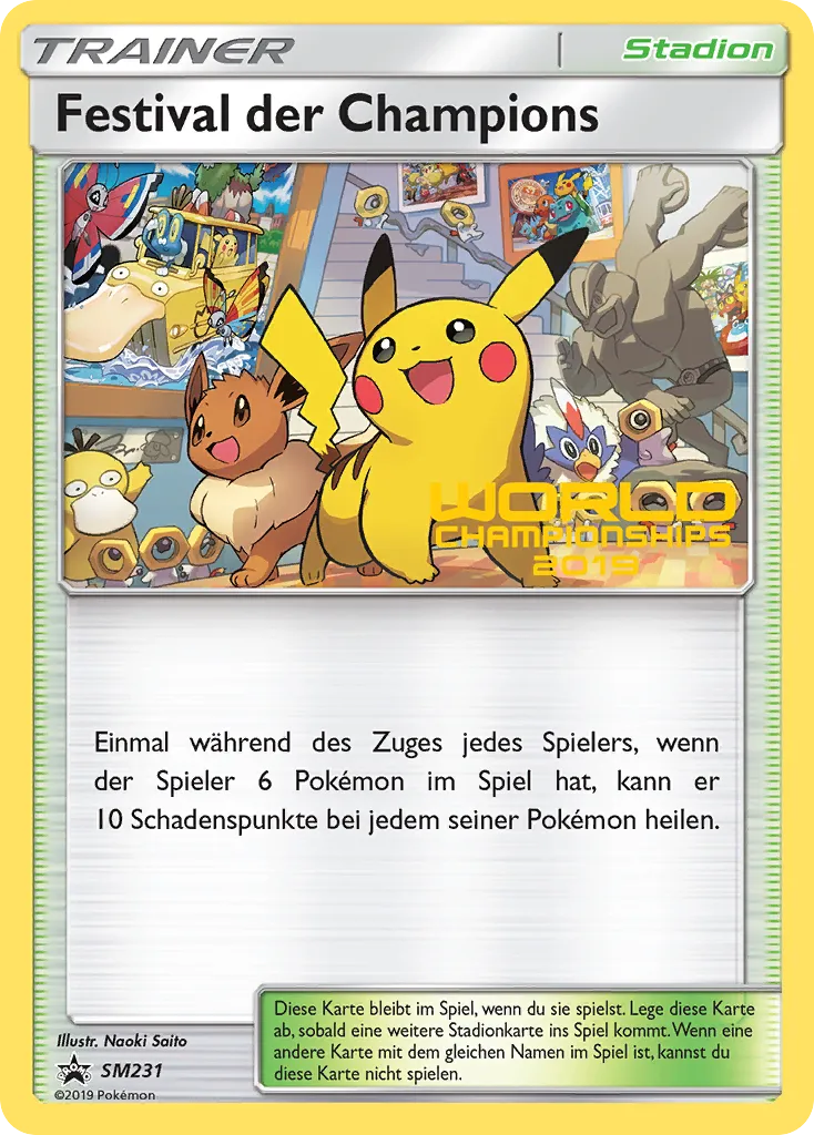 Champions Festival #SM231, SM Black Star Promos World 19