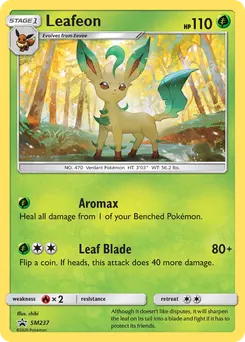 Leafeon #SM237, Tag Team Powers Collection