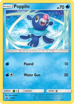Popplio #SM24, Sun & Moon Collector Chest