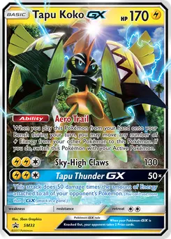 Tapu Koko-GX #SM33, Island Guardians Tins