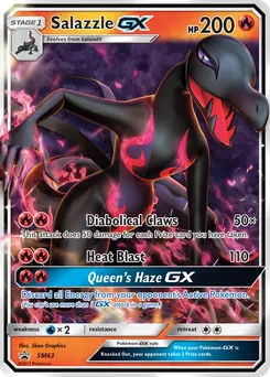 Salazzle-GX #SM63, Team Skull Pin Collection