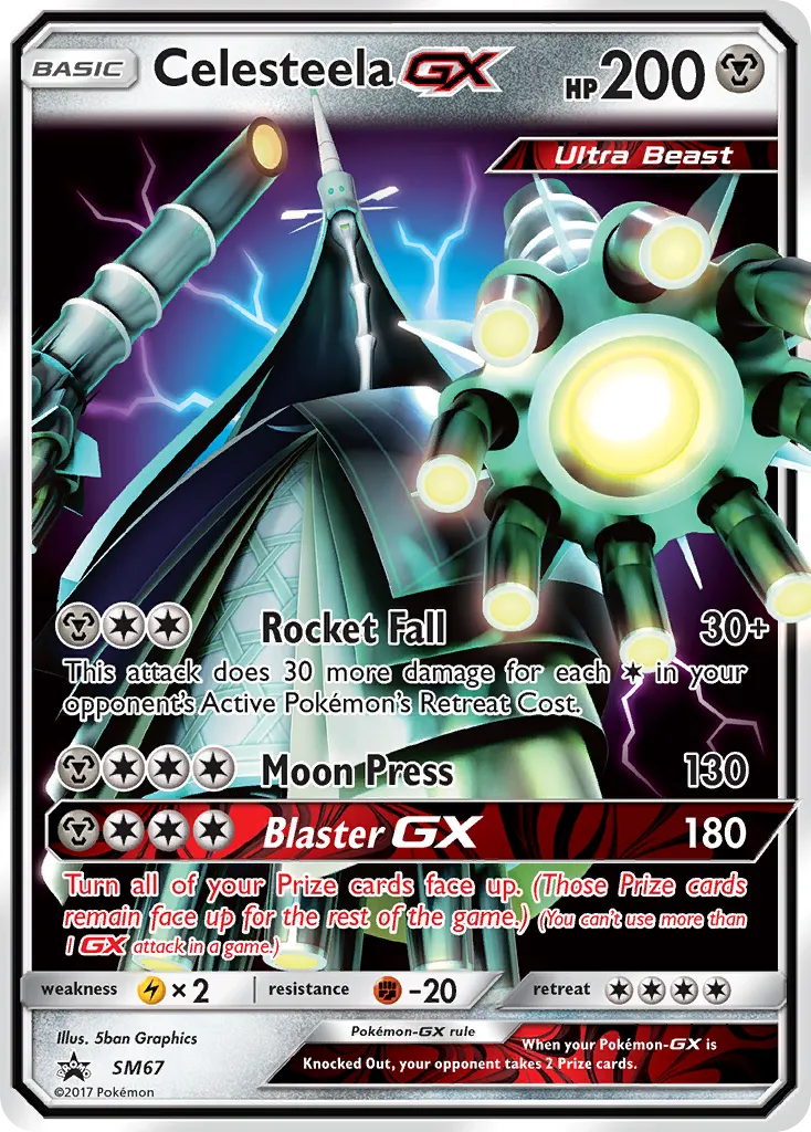 Celesteela-GX #SM67, SM Black Star Promos Ultra Beasts GX Premium Collection