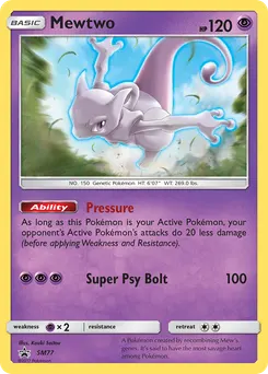 Mewtwo #SM77, Shining Legends Pin Collection