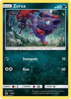 Zorua #SM83, Shining Legends Special Collection