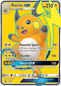 Raichu-GX #SM90, Shining Legends Special Collection
