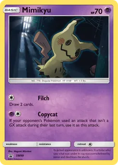 Mimikyu #SM99, Mimikyu Sidekick Collection