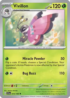 Vivillon #10, Reverse Holo