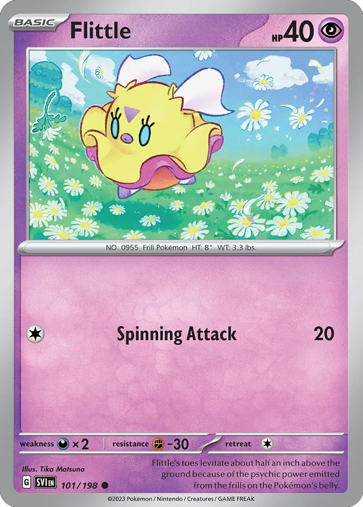 Flittle #101, Scarlet & Violet Reverse Holo