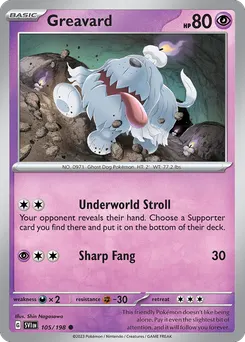 Greavard #105, Mimikyu EX Box