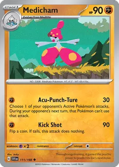 Medicham #111, Reverse Holo