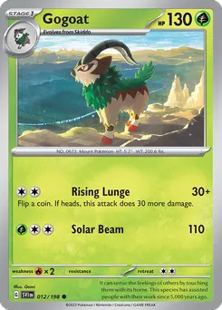 Gogoat #12, Reverse Holo