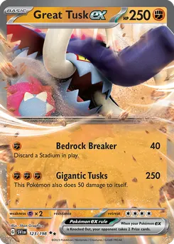 Great Tusk ex #123, Standard