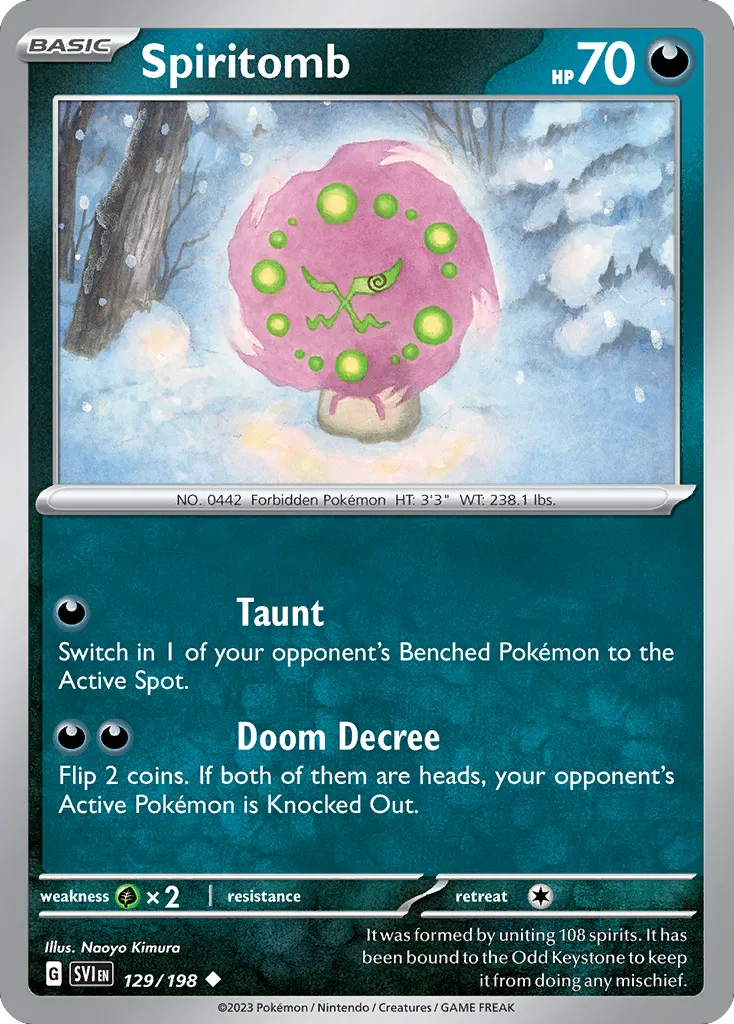Spiritomb #129, Scarlet & Violet