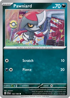 Pawniard #132, Reverse Holo