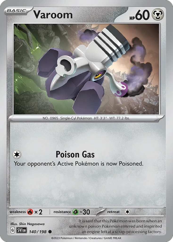 Varoom #140, Scarlet & Violet Reverse Holo