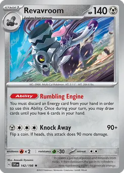 Revavroom #142, Reverse Holo