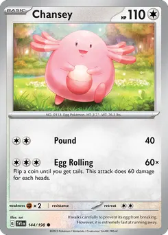 Chansey #144, Reverse Holo