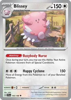 Blissey #145, Reverse Holo