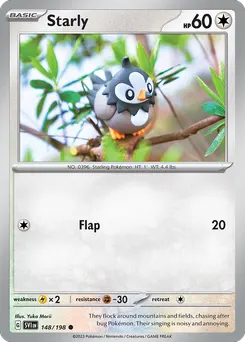 Starly #148, Reverse Holo