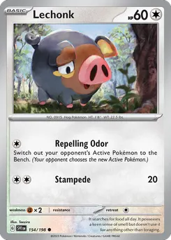 Lechonk #154, EB Games Exclusive