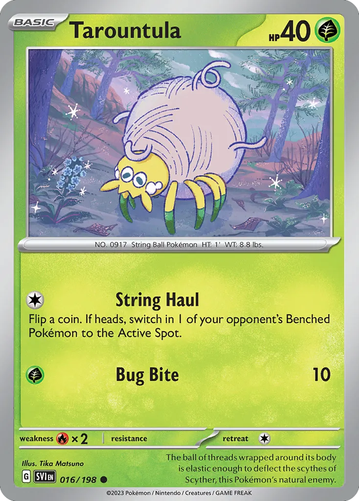 Tarountula #16, Scarlet & Violet