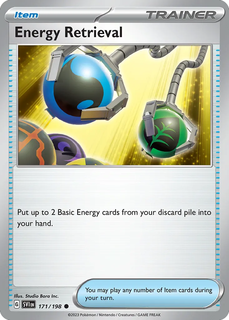 Energy Retrieval #171, Scarlet & Violet Reverse Holo