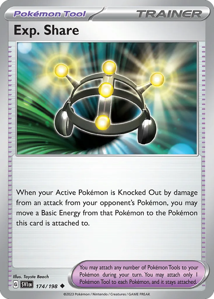 Exp. Share #174, Scarlet & Violet Reverse Holo