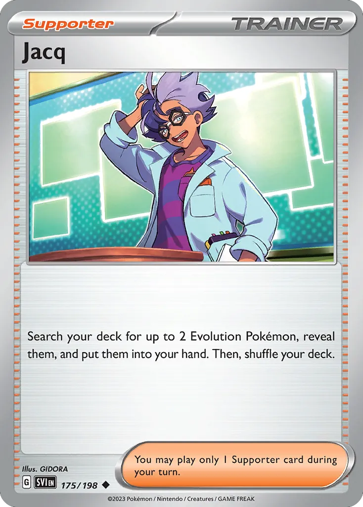 Jacq #175, Scarlet & Violet Reverse Holo
