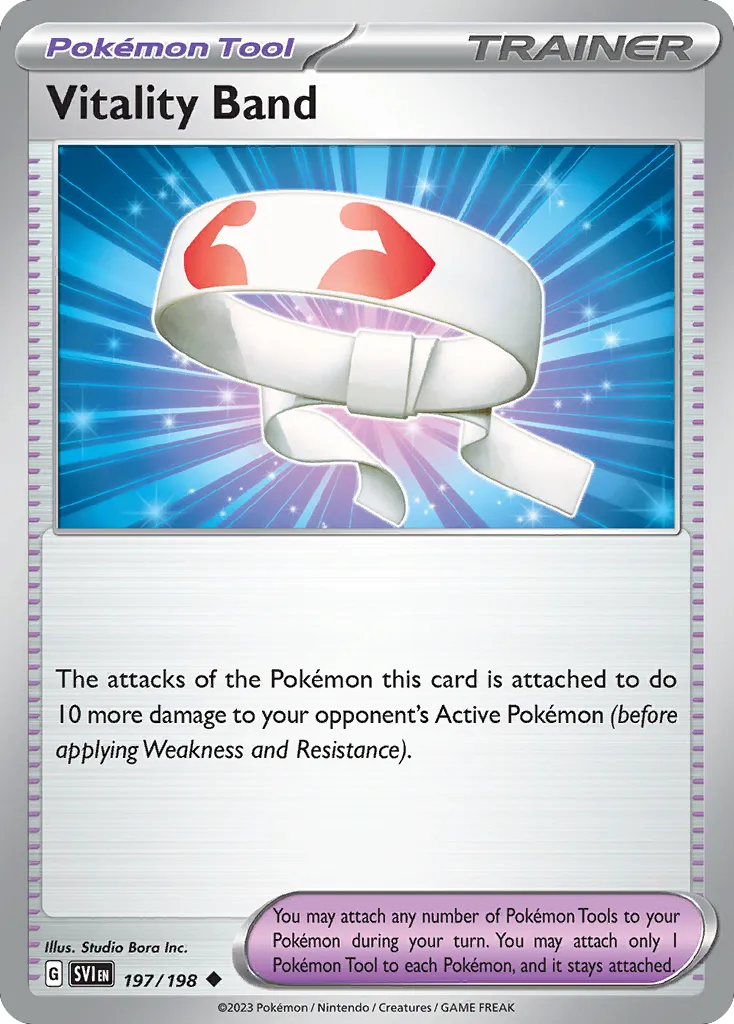 Vitality Band #197, Scarlet & Violet Reverse Holo