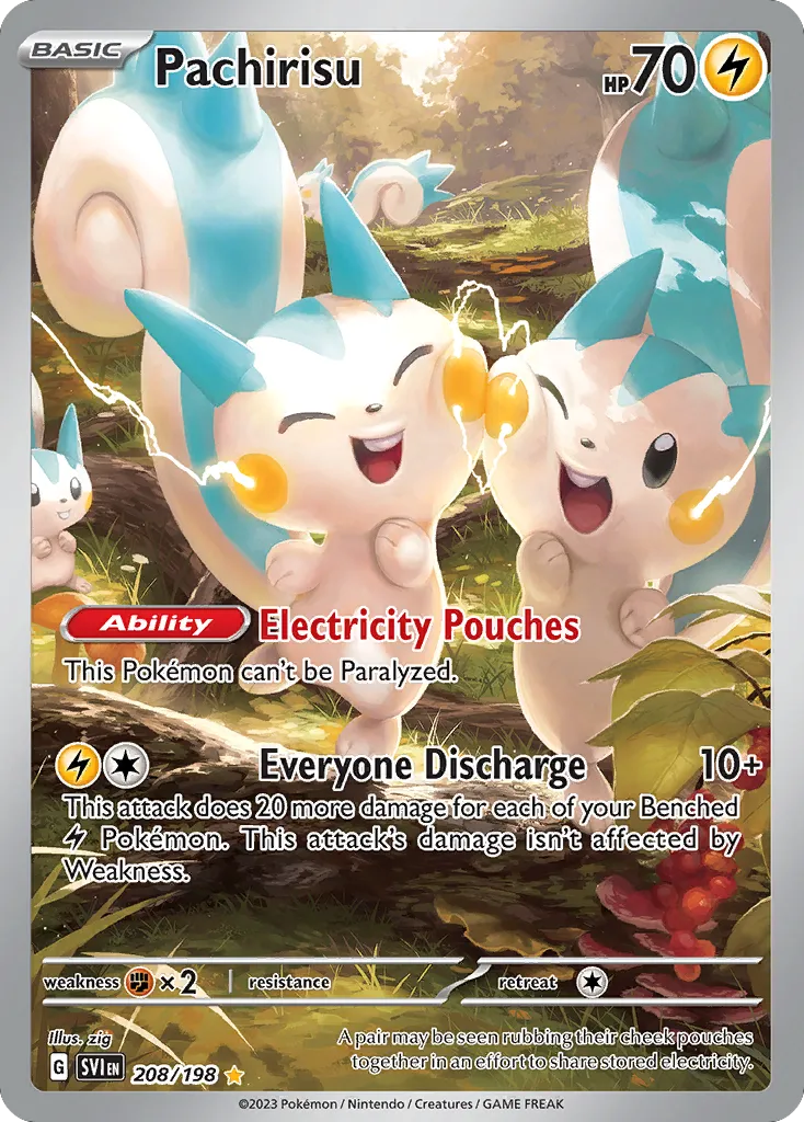 Pachirisu #208, Scarlet & Violet