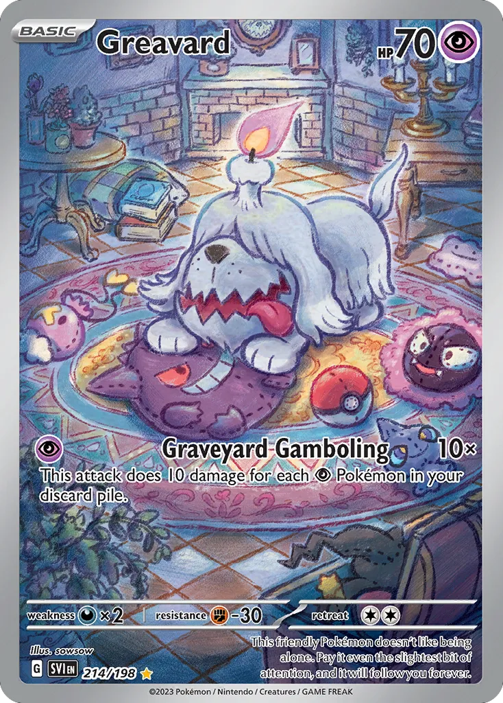 Greavard #214, Scarlet & Violet
