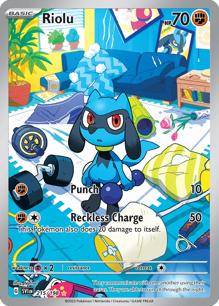 Riolu #215, Scarlet & Violet