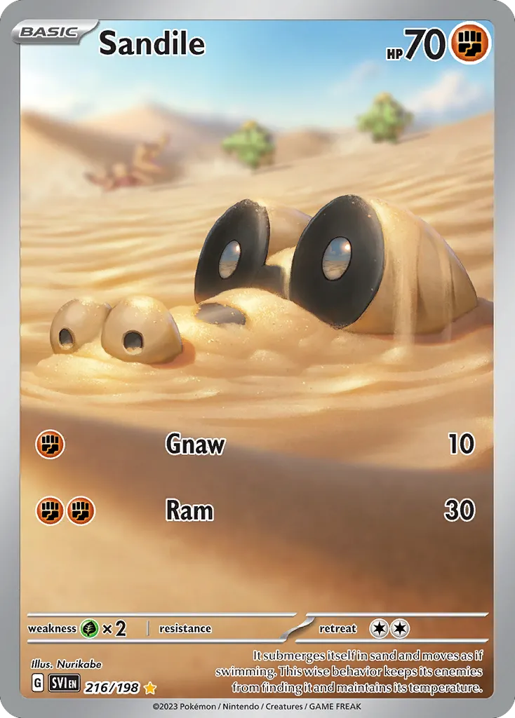 Sandile #216, Scarlet & Violet