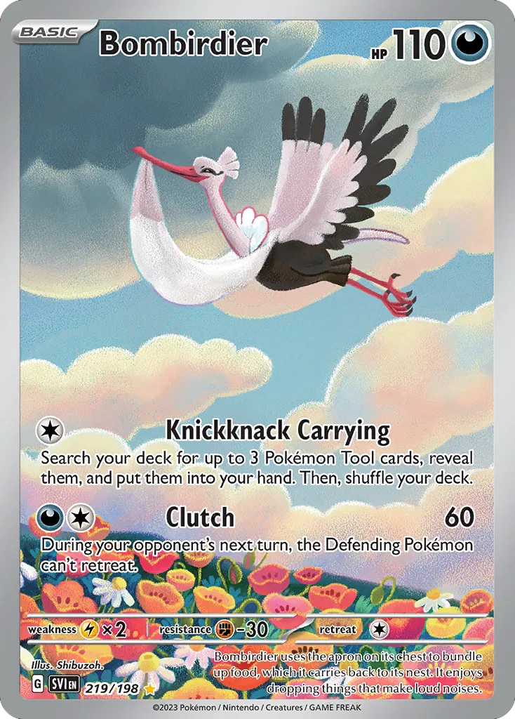 Bombirdier #219, Scarlet & Violet