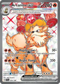 Arcanine ex #224, Standard