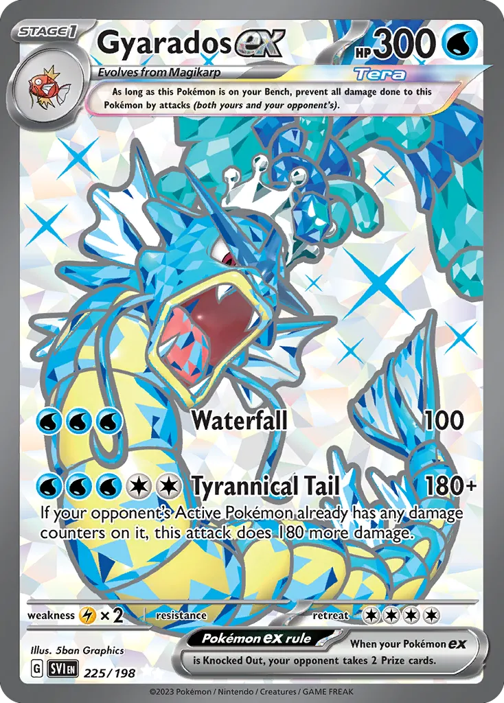 Gyarados ex #225, Scarlet & Violet