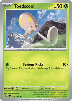 Toedscool #24, Reverse Holo