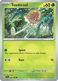 Toedscool #25, Reverse Holo
