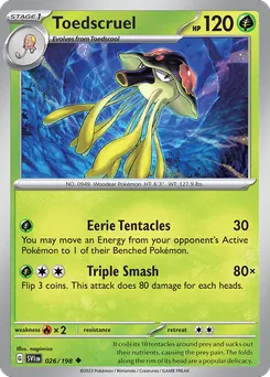 Toedscruel #26, Reverse Holo