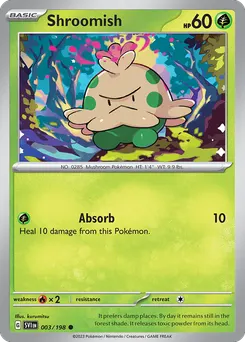 Shroomish #3, Reverse Holo
