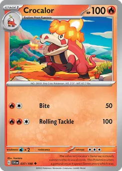 Crocalor #37, Reverse Holo