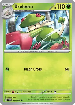 Breloom #4, Reverse Holo