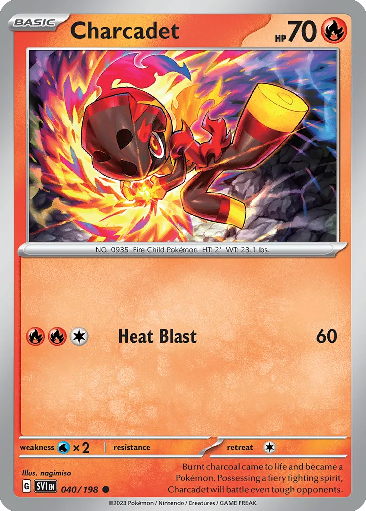 Charcadet #40, Scarlet & Violet Reverse Holo