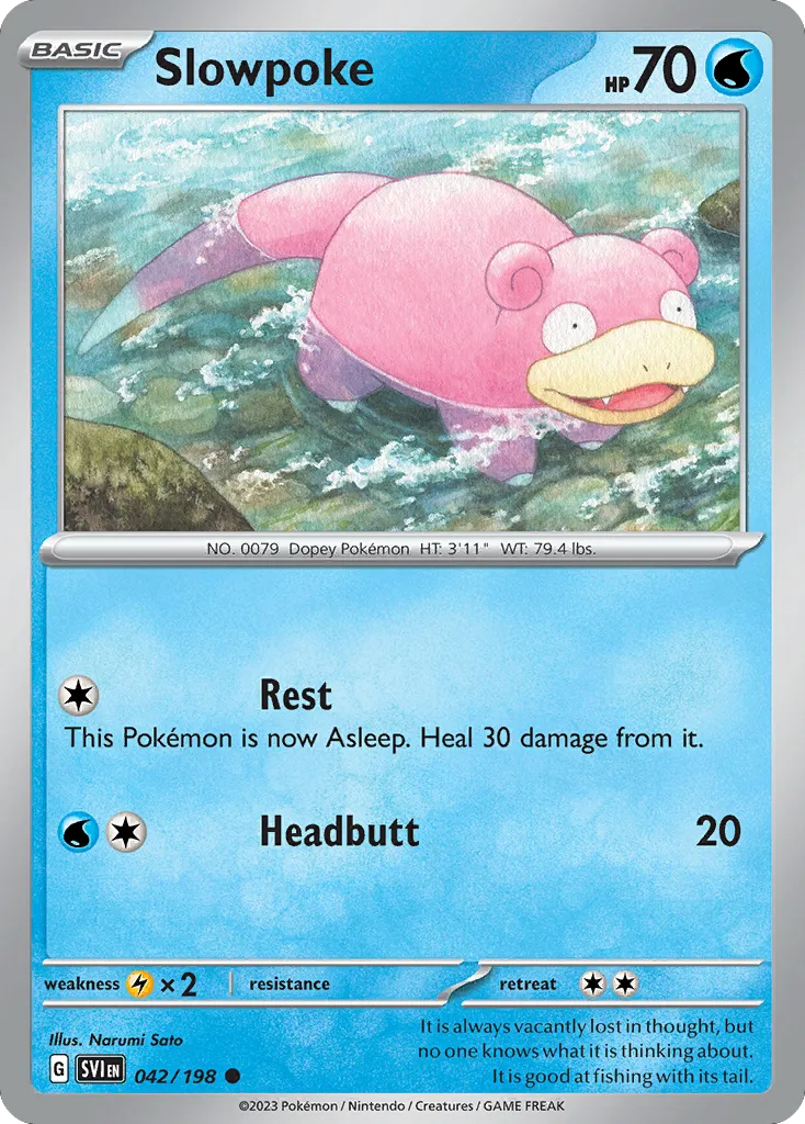 Slowpoke #42, Scarlet & Violet