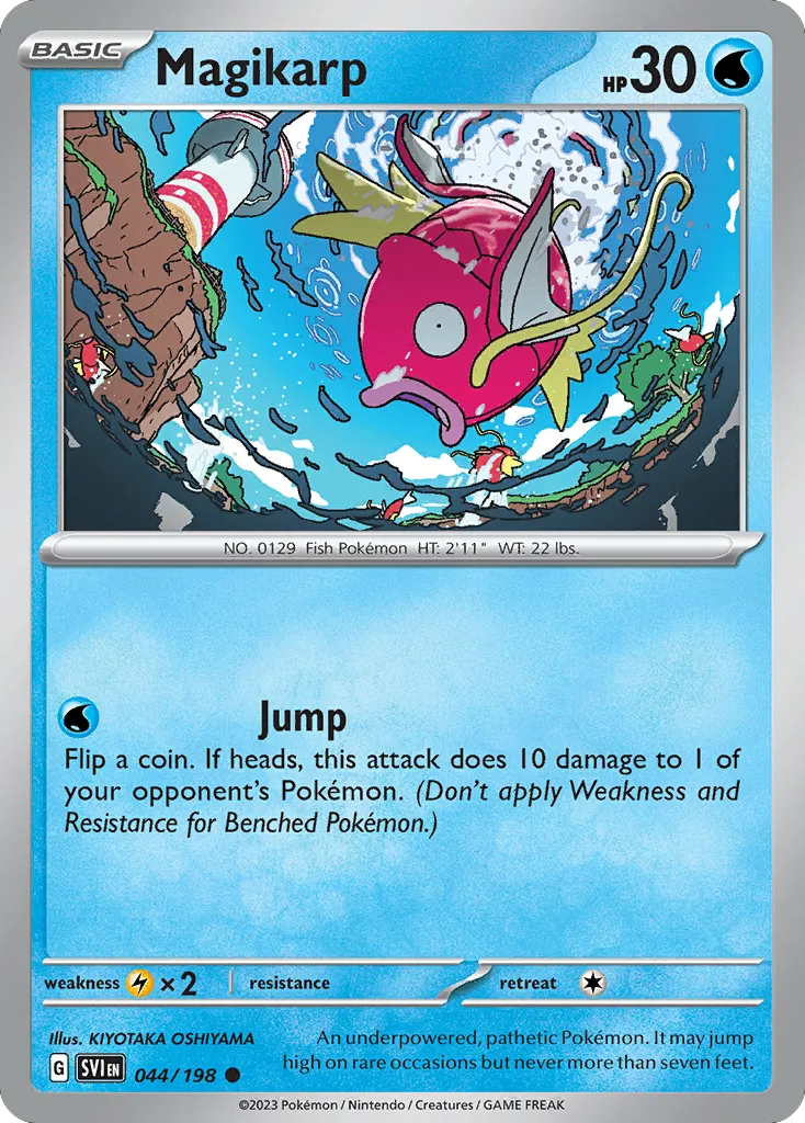 Magikarp #44, Scarlet & Violet Reverse Holo