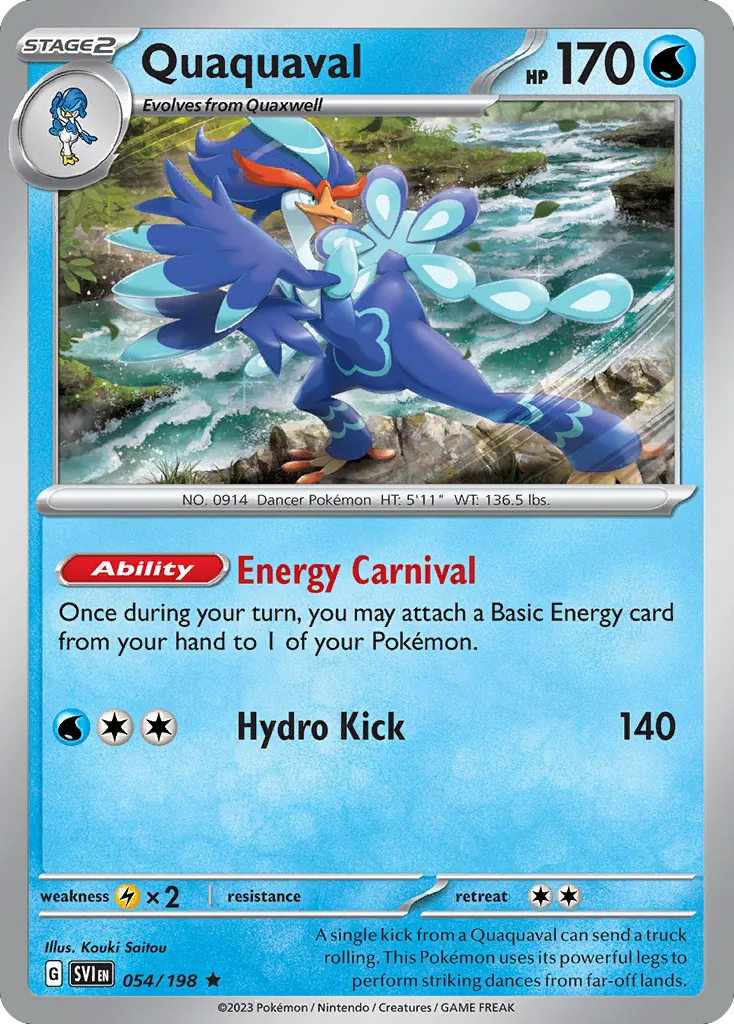 Quaquaval #54, Scarlet & Violet Reverse Holo