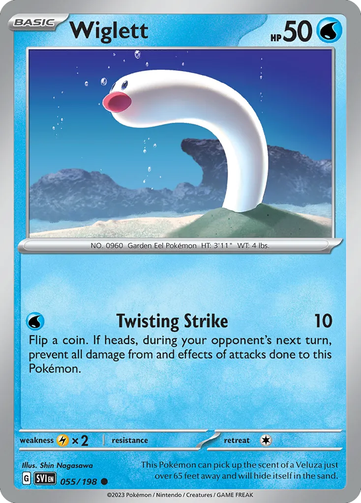 Wiglett #55, Scarlet & Violet Reverse Holo
