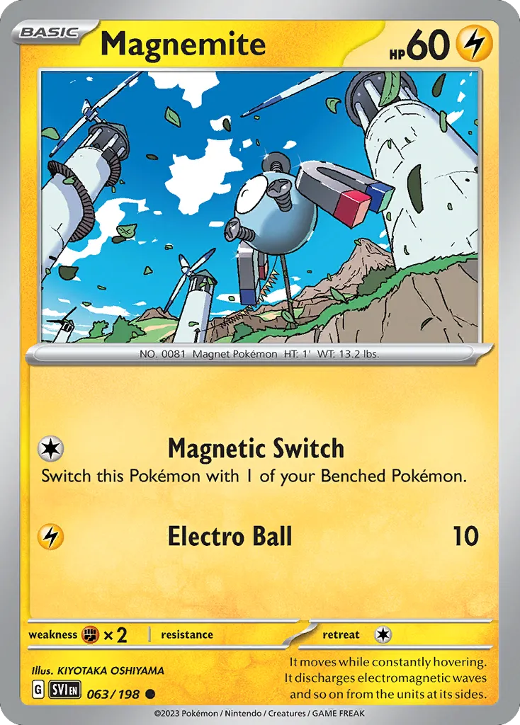 Magnemite #63, Scarlet & Violet